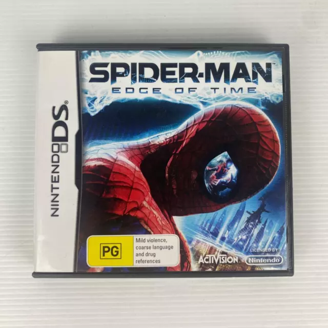 SpiderMan Edge of Time Nintendo DS Game PAL Complete with Manual VGC