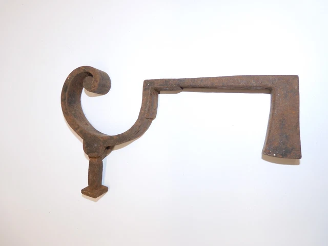 -Ancien Heurtoir Marteau De Porte Fer Forge Collection Deco Porte Ancienne E 3