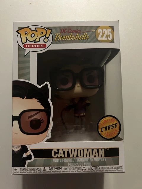 Funko Pop! DC Comics Bombshells #225 Catwoman CHASE Limited Edition Vaulted