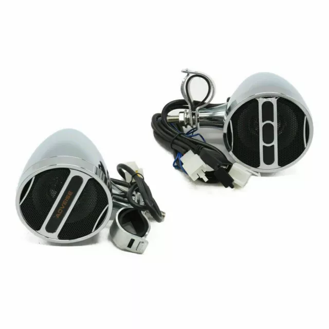 Waterproof Bluetooth Motorcycle Amp Stereo Speakers Audio System AUX Radio