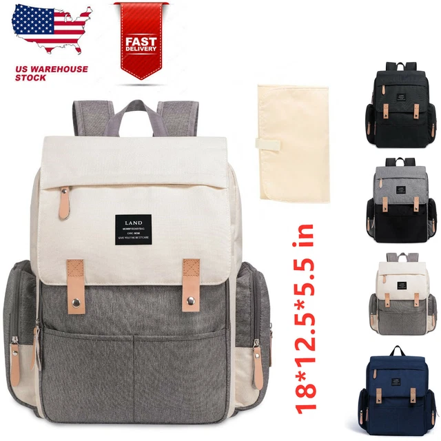 LAND Mummy Diaper Maternity Bags Baby Nappy Backpack Multifunction Waterproof