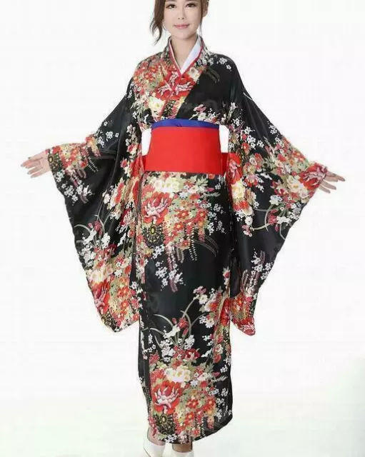 Women Anime Cosplay Costume Dress Kimono Japanese Lolita Maid Uniform Outfit VB