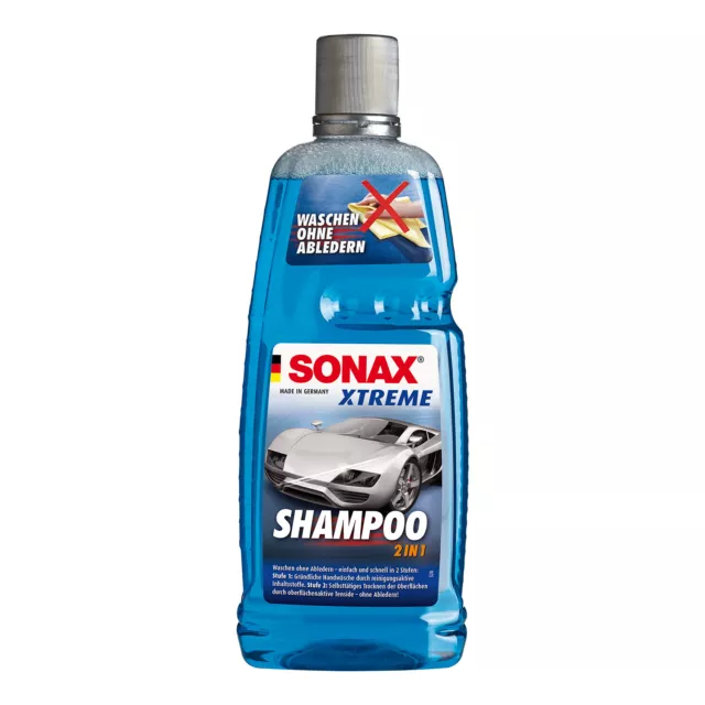 Sonax Xtreme 1 Litro Shampoo Concentrato 2 in1 Auto Lavaggio Senza Abledern