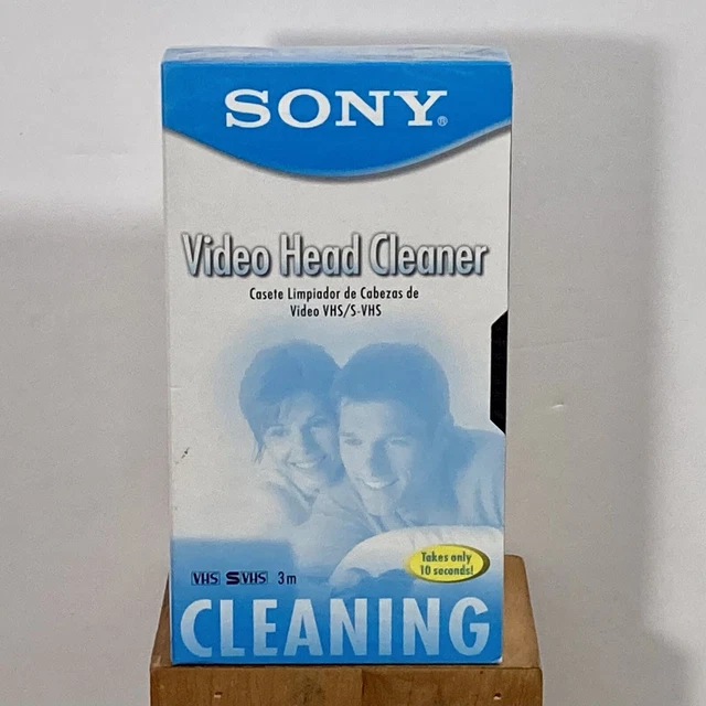 VINTAGE SONY VIDEO Head Cleaner VCR Cleaning Tape VHS T6CLDL New