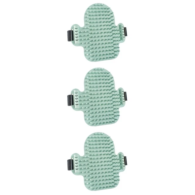 3PCS COIN MALLAGE CAT Shelf Troomer Practical Cat Massage Peigt Rubber