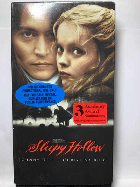 SLEEPY HOLLOW-TIM BURTON-JOHNNY Depp-2000 Screening Copy Only Vhs Tape