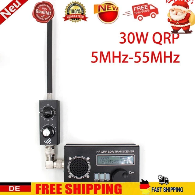 Antenna regolabile a onde corte 5 MHz-55 MHz 20 W antenna sintonizzata per UHF VHF