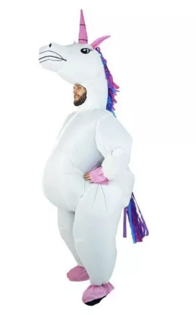 Fancy Dress kids one size unicorn  inflatable New