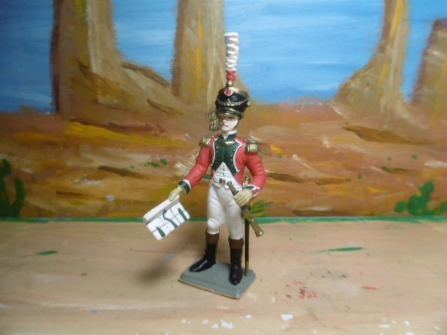 Figurine Starlux Soldat Empire Garde De Paris Officier - Réf 222/8084/FH601 - Occasion