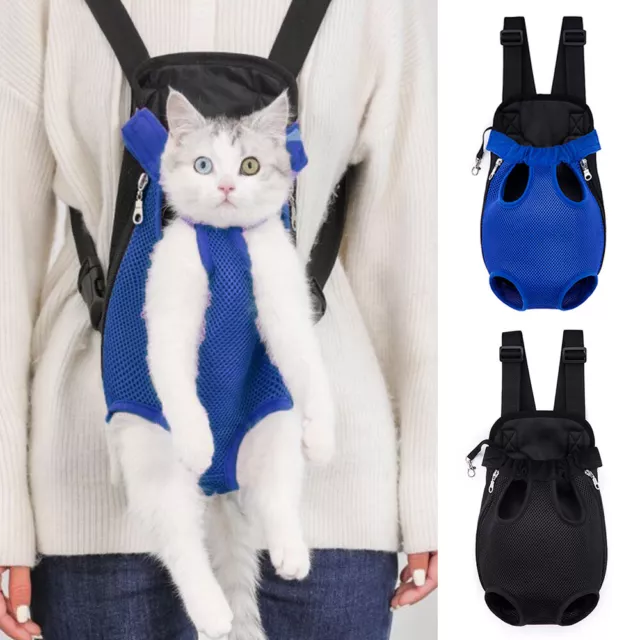 4 Tamaño Mascota Bolsas Perro Gato Portador Viaje Mochila Transpirable Ho <