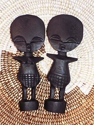 Medium African Fertility Doll Pair Akua Ba Africa tribal ethnic art fdpm21