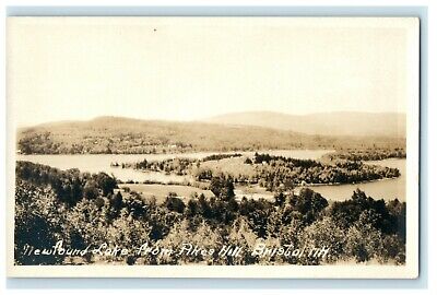 c1910 Pike's Hill Newfound Lake New Hampshire NH RPPC Photo Postcard