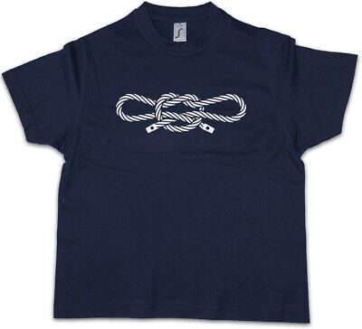 NARCOS HANDCUFF KNOT Kids Boys T-Shirt Sailor's Knots Pablo Escobar Segeln