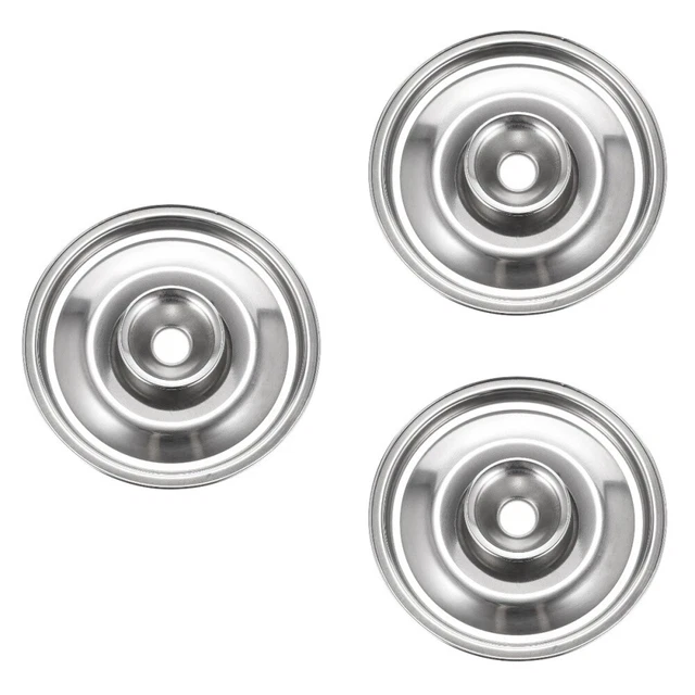 3 Pc couvercle universel pour pot d'assaisonnement Culasse En Acier Inoxydable M