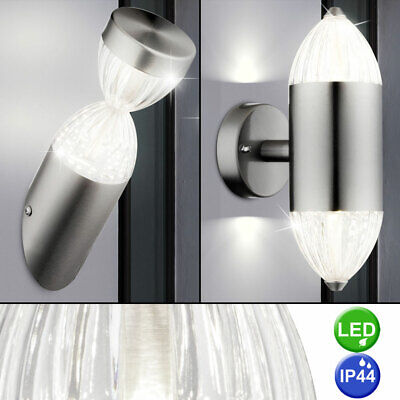 EGLO LED Design Extérieur Mur Haut Bas Luminaire Noir Cour Lampe Terrasse Lampe Or 