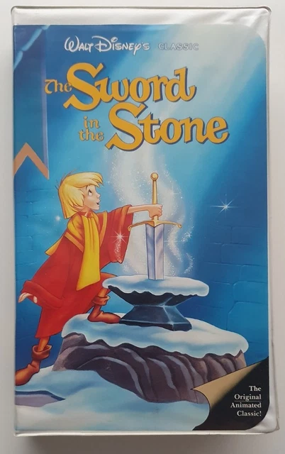 THE SWORD IN The Stone Black Diamond Walt Disney VHS Video Cassette ...