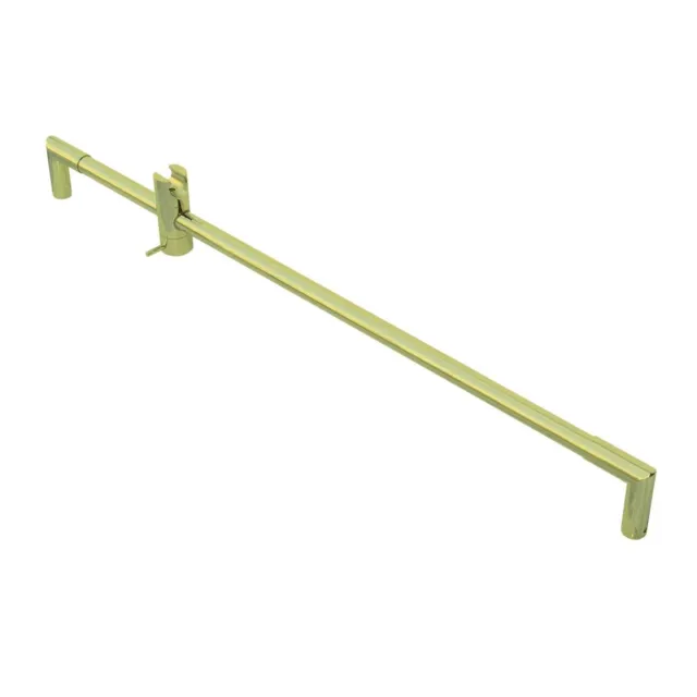 Bathroom Handheld Shower Slide Bar PVD Brass 30" L | Renovator's Supply