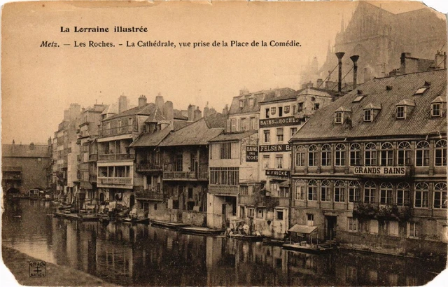 CPA AK METZ - Les Roches - La Catherale view taken from the Place de la (650993)