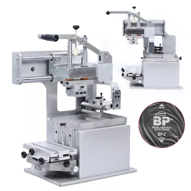 Vintage Manual Pad Printer Single-color Logo DIY Work Table Press Machine