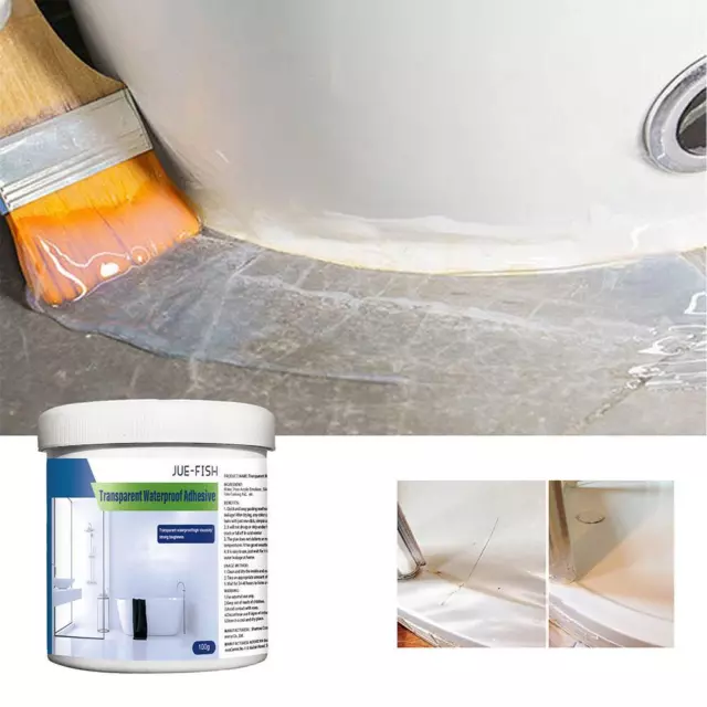 Transparent Waterproof Agent Anti-Leak Glue Strong Bonding Adhesive Sealant.