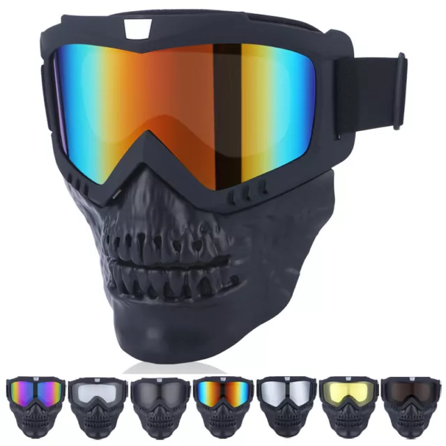 Tactical Skull Full Face Protection Masks Goggles - CS Game BB Airsoft Paintball