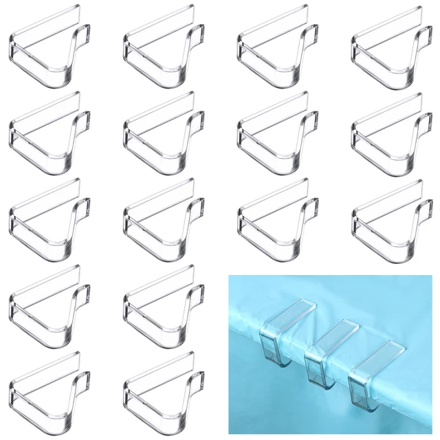 16 Pcs Plastic Table Cloth Clips Large Table Cover Clips Holder For Outdoor Tabl