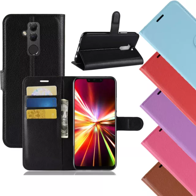 Étui Portable Huawei pour Téléphone Coque Rabattable Portefeuille Pare-Chocs