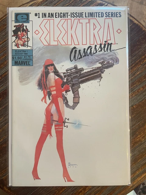 Elektra Assassin #1 1986. Marvel Comics