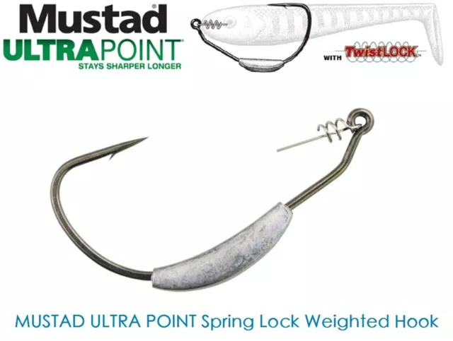 MUSTAD POWER LOCK Plus Spring Keeper/91768S116-Weighted 1/16Oz 3