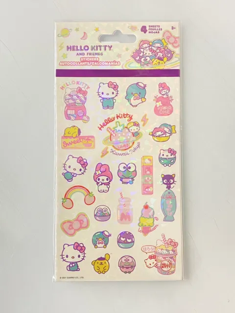 Lot 3x 4 Sheets Sanrio Hello Kitty & Friends Stickers 2