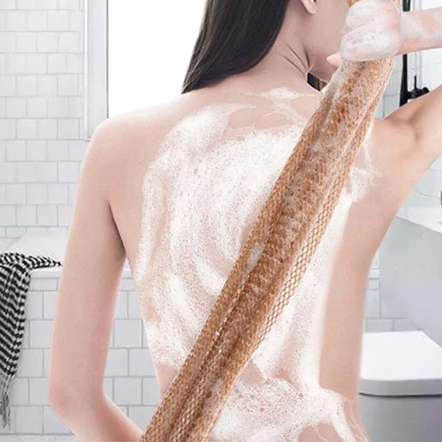 Bain Filet Éponge Détachage Dos Frottement Moussant Maille Pièce de Rechange