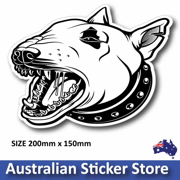 Large 200Mm Bull Terrier Dog  Car Sticker