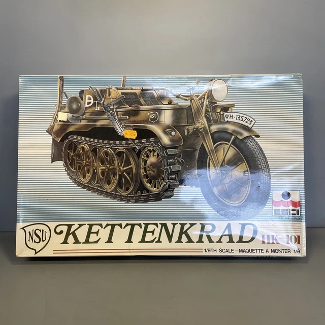 ESCI NSU KETTENKRAD HK-101 1:9 #7005 Made in Italy Modellbau Militär