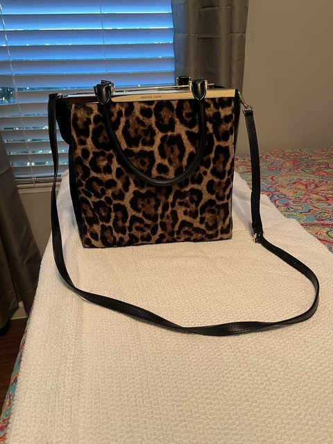 michael kors leopard print shopping Bag/tote USED ONCE | eBay