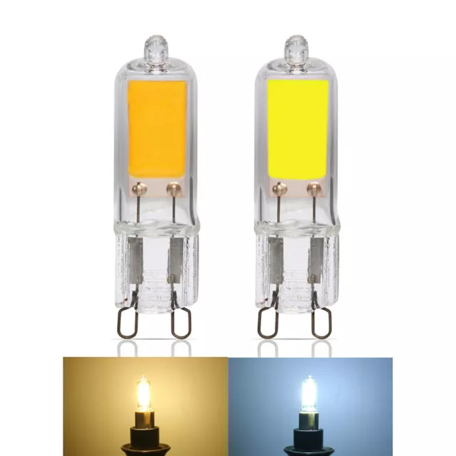 G9 Ampoules LED COB 5W 3W=halogènes G9 40W 25W pour lampe cristal applique 220V