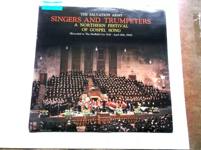 Salvation Army Singers & Turumpeters Northern Gospel Song 12" 33 Rpm Live 1964