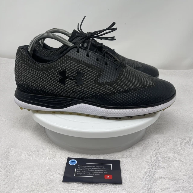 Under armour men's tour on sale tips knit spikeless golf shoe