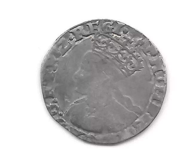 Philip & Mary Groat Silver Hammered British Coinage c1554 to 1558 Coin