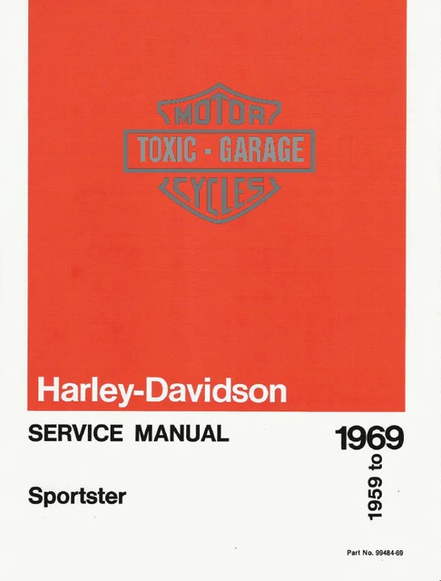 Harley Davidson Sportster  1959 to 1969 -Service Manual Workshop 252pag -ENG