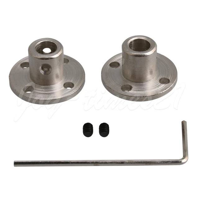 2piece 6-10mm Steel Rigid Flange Coupling Shaft with Screw Spanner Set