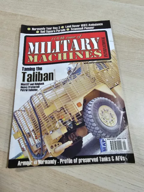 Military Machines International Magazine September 2009 Mastiff Ridgback Patrol