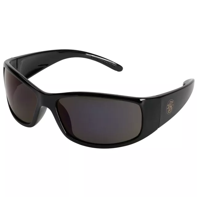 Smith & Wesson 21303 Elite  Safety Sun Glasses Black Frame Smoke Lens Each