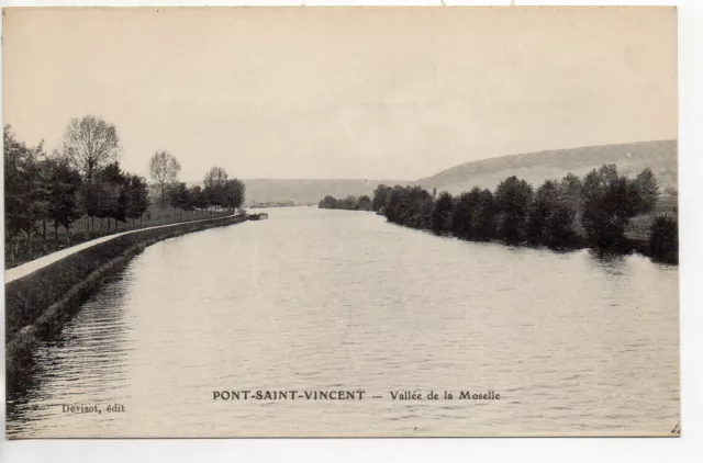 PONT SAINT VINCENT - Meurthe et Moselle CPA 54 - vue de la vallée de la moselle