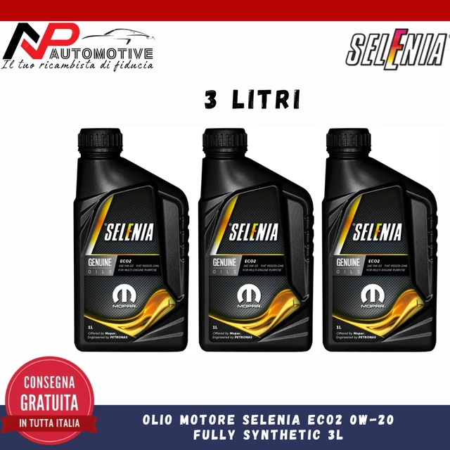 Aceite Sintético 0W20 1L Aceite De Motor Selenia Eco2 0W20 1 Litro - Foto 14