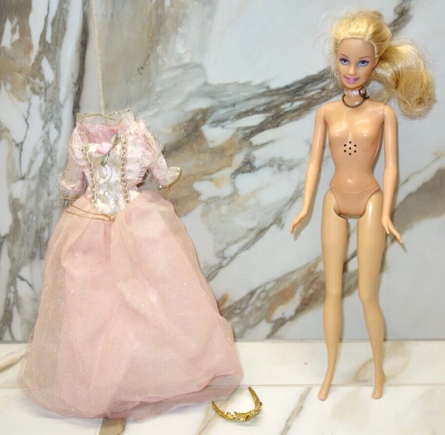 Mattel Barbie Princess & The Pauper ANNELIESE Singing Doll 1999 WORKS Rare As Is