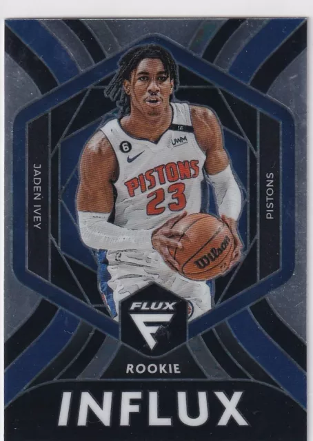 2022-23 Panini Flux NBA Basketball No. 3 Jaden Ivey Influx Rookie