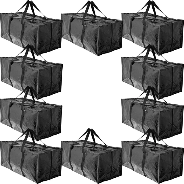 10 MOVING BAGS, Heavy Duty Extra Large Stronger Handles Wrap Around bag