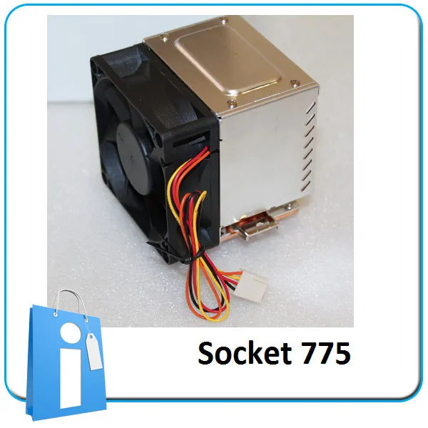 Fiche Réfrigérateur Kuhlkorper CPU Intel Douille 775 - Ventilateur Latérale