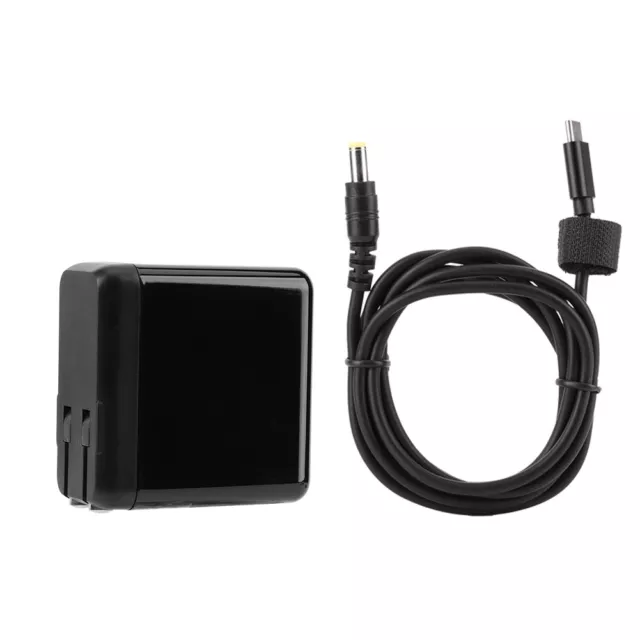 Power Adapter TypeC To DC5525 Data Cable W/TypeC To DC5525 US Plug AC100240V