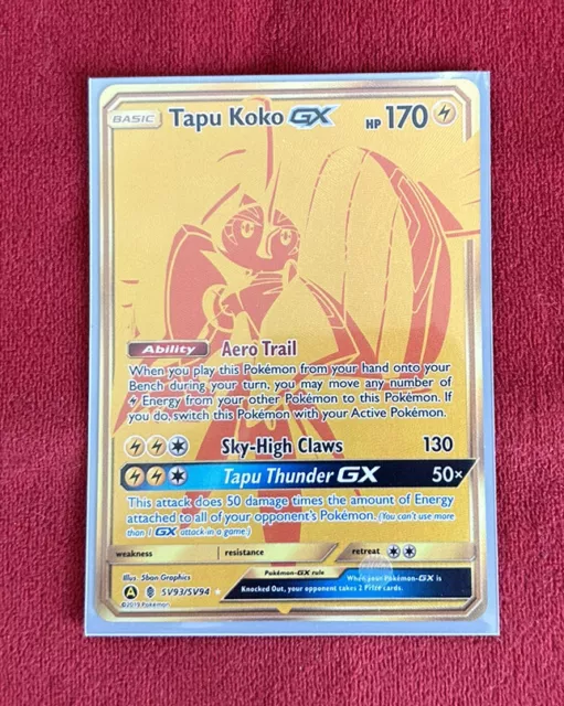 Tapu Koko-GX (Secret Rare) - SV93/SV94